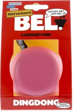 Fietsbel Ding-Dong NietVerkeerd ø80mm - Cabarnet Pink -Fietswereld Verkoop 792x1200 3
