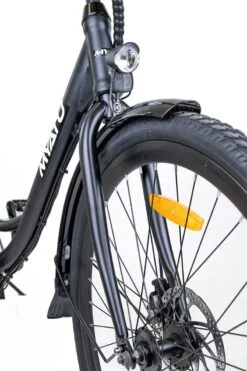 Myatu E-bike 26 Inch City Pedelec Voor Dames En Heren, Elektrische Fiets Met 12,5Ah Accu, 6 Versnellingen Shimano, Derailleur Versnellingen, Achter Motor 250 W-Zwart -Fietswereld Verkoop 800x1200 2