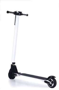 * SUPERDEAL * Techno LITE - Elektrische Step - Super Lichtgewicht - 23 Km/u - 3 Rijstanden - Opvouwbaar - Met LED Verlichting Voor & Achter - Wit -Fietswereld Verkoop 800x1200 23