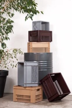 Fastrider Fietskrat Large - Beige - 34L -Fietswereld Verkoop 801x1200 1