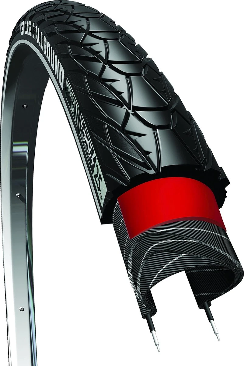 CST Classic Allround Buitenband 28x1 5/8x 1 3/8 (37-622) Zwart 3 CST Classic Allround Buitenband 28x1 5/8x 1 3/8 (37-622) Zwart