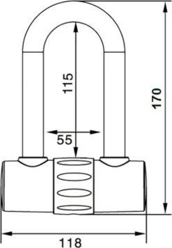 Maxx-Locks Tirau Scooterslot / Motorslot ART 4 Kettingslot + Loop - 150cm -Fietswereld Verkoop 832x1200