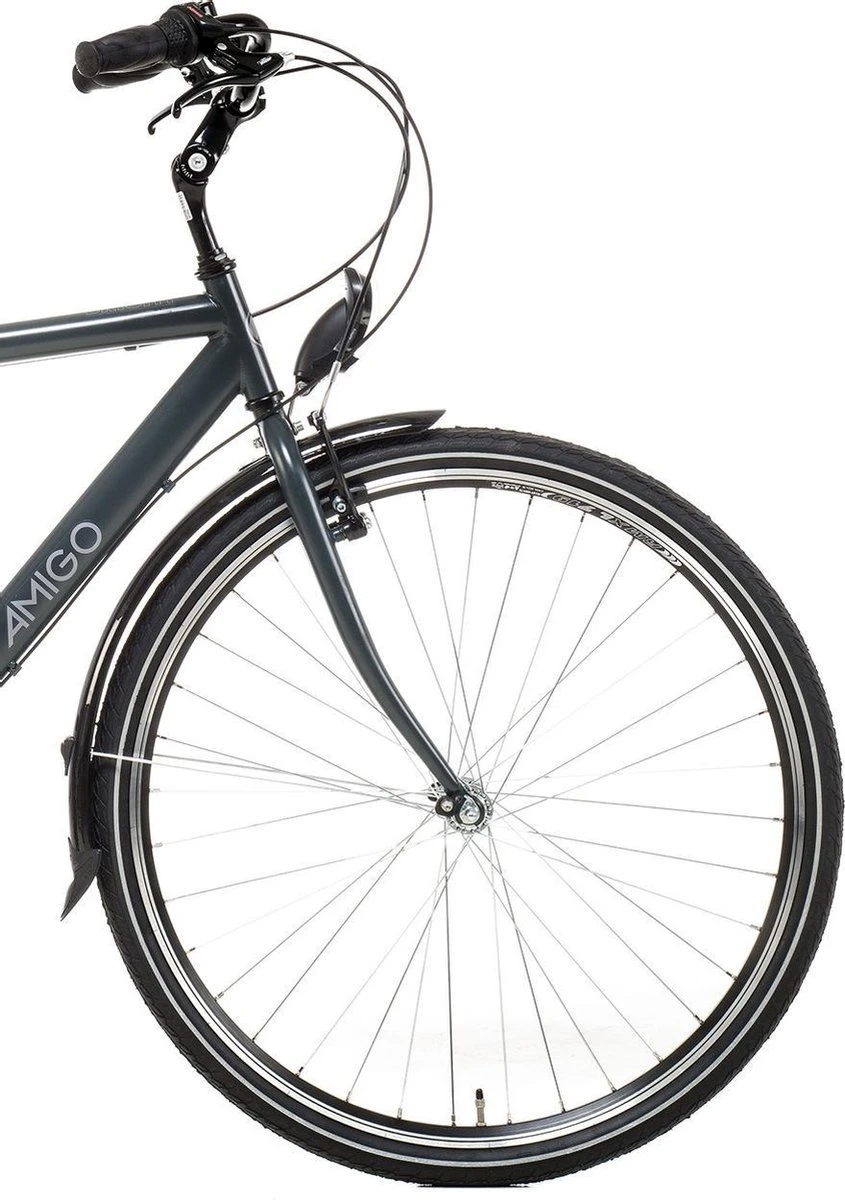Amigo Bright - Herenfiets 28 Inch - Fiets Met 3 Versnellingen - Antraciet 9 Amigo Bright - Herenfiets 28 Inch - Fiets Met 3 Versnellingen - Antraciet - Afbeelding 7