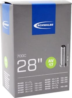 Schwalbe Binnenband - AV17 - 28 Inch X 1.10 - 1.75 - Auto Ventiel - 40mm -Fietswereld Verkoop 883x1200 2