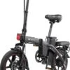 F-Wheel DYU A5 - Elektrische Vouwfiets - E Bike - 14 Inch - 7.5 Ah - 25km/u - Zwart -Fietswereld Verkoop 885x1200