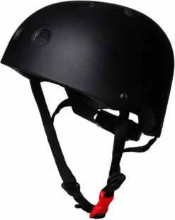 Kiddimoto Helm Zwart Mat Small